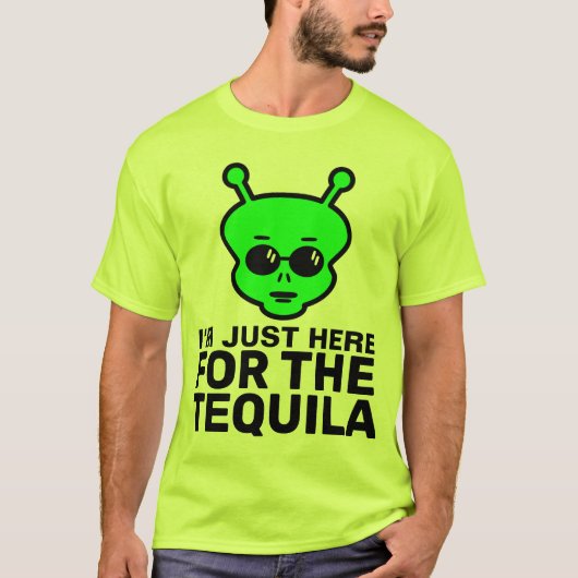 T-SHIRTS ALIENS TEQUILA (Devant)