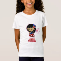 T-shirts Aloha Honeys Firecracker Hula Girl Ladies