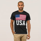 T-SHIRTS AMÉRICAINS EN DRAPEAU TEE - SHIRT (Devant entier)