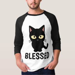T-shirts Amoureux de les chats chrétiens, BLESSED