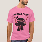 T-shirts amusants de NINJA DAD (Devant)