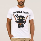 T-shirts amusants de NINJA DAD (Devant)