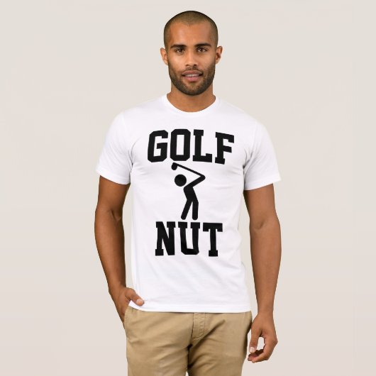 T-shirts amusants GOLF. GOLF NUT (Devant entier)