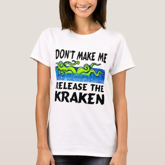 T-shirts amusants Kraken (Devant)