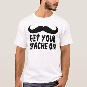T-shirts amusants Moustache, allumez votre cache-c