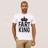 T-shirts amusants pour DAD, FART KING (Devant entier)