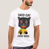 T-shirts amusants TACO CAT (Devant)