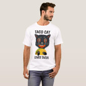 T-shirts amusants TACO CAT (Devant entier)