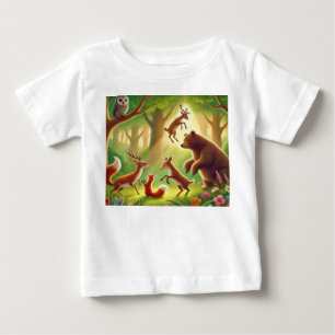 T-shirts animaux de forêt sages