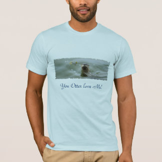 T-shirts anti-pollution de la loutre de mer