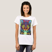 T-SHIRTS ART AMOUREUX DES CHATS (Devant entier)