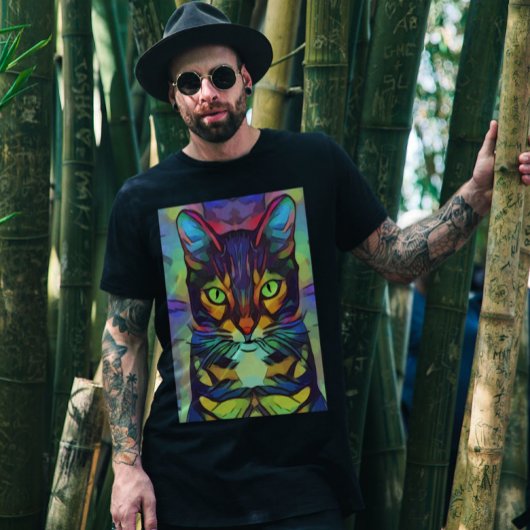 T-SHIRTS ART AMOUREUX DES CHATS
