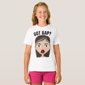 T-Shirts Art FILLE MIGNONNE DENT ESPACÉE (Devant entier)