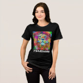 T-SHIRTS ART LION SANS PEUR (Recto plein)