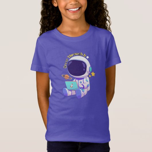 T-shirts astronaut pour filles  (Devant)