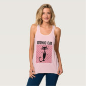 T-SHIRTS ATOMIQUE CAT RETRO 1950 (Devant entier)