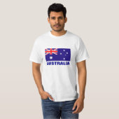T-shirts australiens de drapeau (Devant entier)