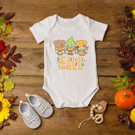 T-Shirts Automne Gnome mignonne Automne Toddler