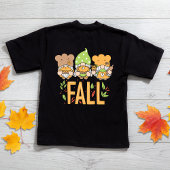 T-Shirts Automne Gnome mignonne Automne Toddler