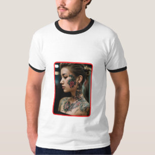 T-Shirts Avec Des Portraits De Filles Enchanteurs 