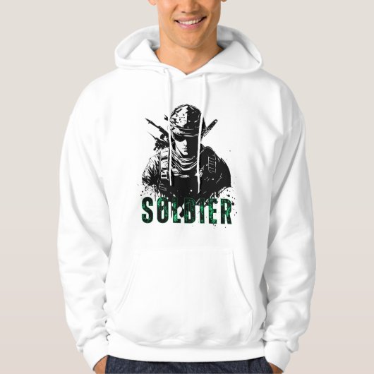 T-shirts avec l'image d'un soldat (Devant)