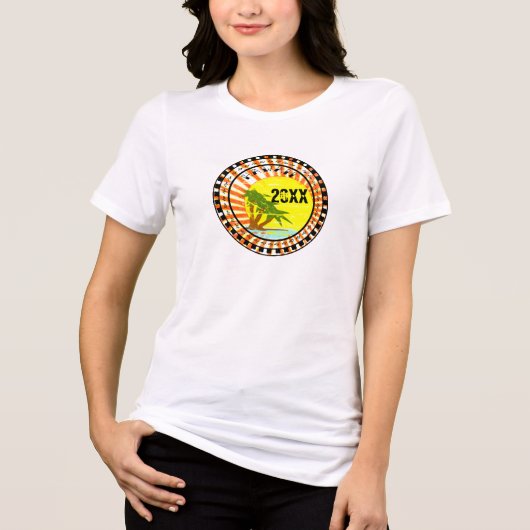 T-shirts avec palmiers d'Hawaii (Recto)