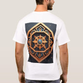 T-shirts Azteca 3D Estilo -Bold, artistique et uni (Dos)