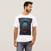 T-shirts Azteca 3D Estilo -Bold, artistique et uni (Devant entier)