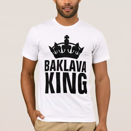 T-shirts BAKLAVA KING (Devant)
