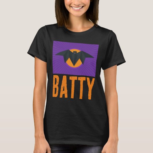 T-SHIRTS BATTY HALLOWEEN BAT (Devant)