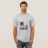 T-shirts 'Be Still & know' pour hommes (Devant entier)
