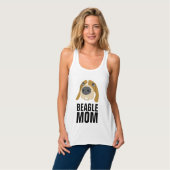 T-shirts beagle DOG MOM (Devant entier)
