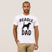 T-shirts beagles DOG DAD (Devant entier)