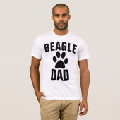 T-shirts beagles DOG DAD (Devant entier)
