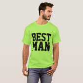 T-shirts BEST MAN (Devant entier)