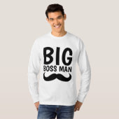 T-shirts BIG BOSS MAN Mustache (Devant entier)