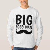 T-shirts BIG BOSS MAN Mustache (Devant)
