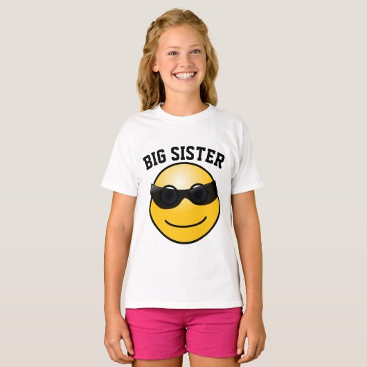 T-shirts BIG SISTER (Devant entier)