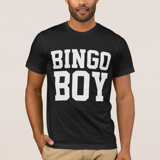 T-SHIRTS BINGO BOY POUR HOMMES (Devant)