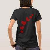 T-shirts bio de la Saint-Valentin pour femmes (Dos)