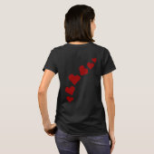 T-shirts bio de la Saint-Valentin pour femmes (Dos entier)