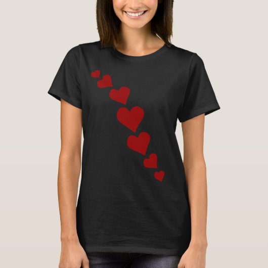 T-shirts bio de la Saint-Valentin pour femmes (Devant)