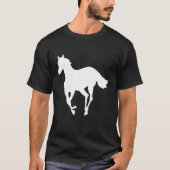 T-shirts Blanc Deftones Pony (Devant)