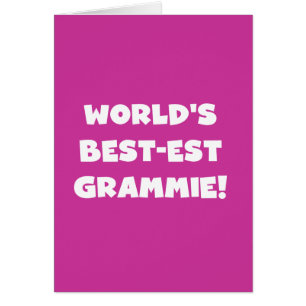T-shirts blanc et cadeaux du Meilleur-est Grammie