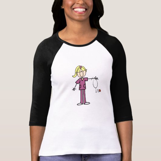 T-shirts blond Female Figure Infirmière (Devant)