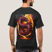 T-shirts Bold Dragon Serpent 3D (Dos)