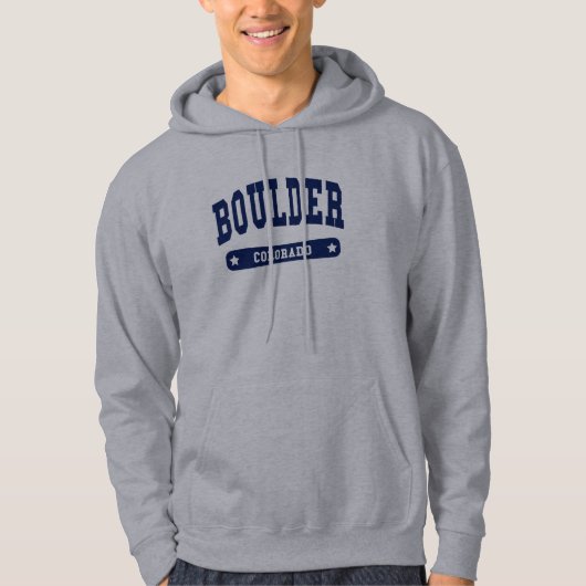 T-shirts Boulder Colorado College Style (Devant)
