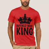 T-shirts BUFFALO WING KING (Devant)