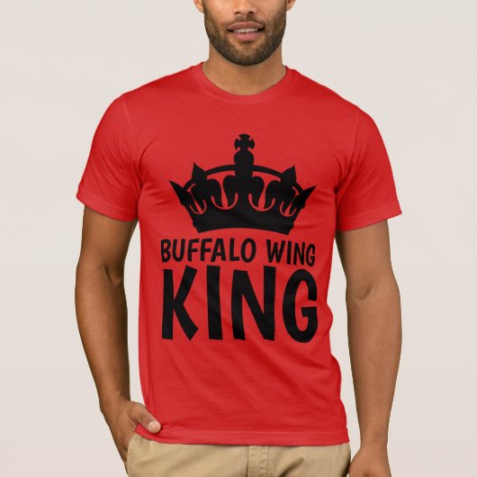 T-shirts BUFFALO WING KING (Devant)