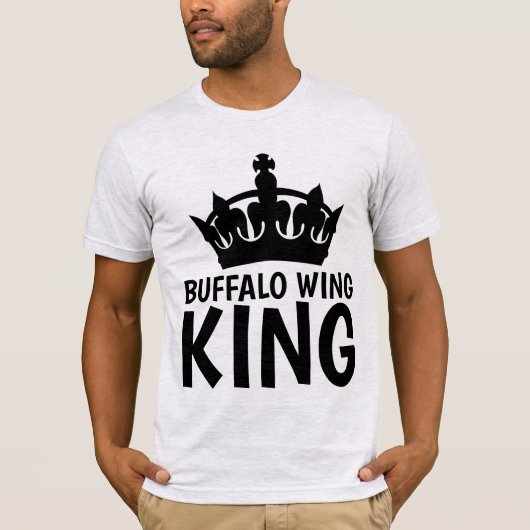 T-shirts BUFFALO WING KING (Devant)